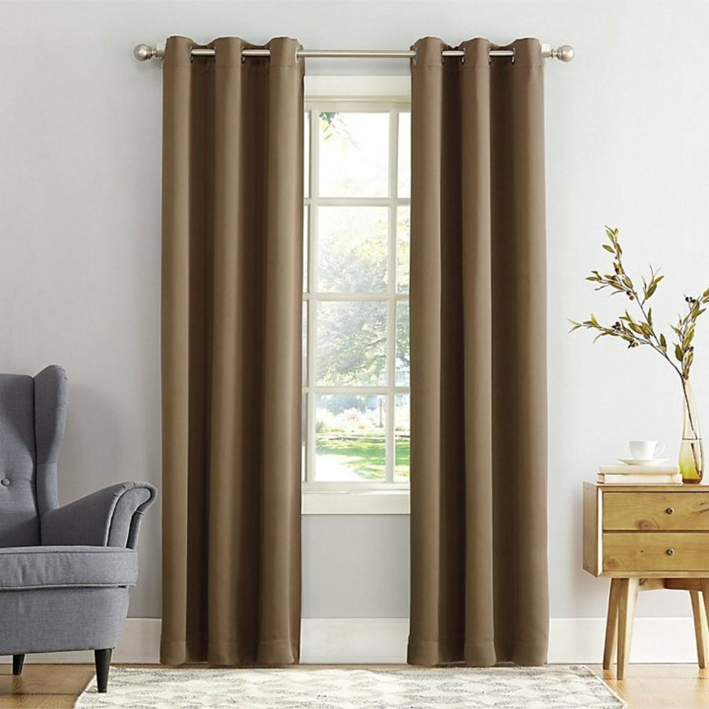 Sun Zero Mariah Grommet Curtain Panel (Single)